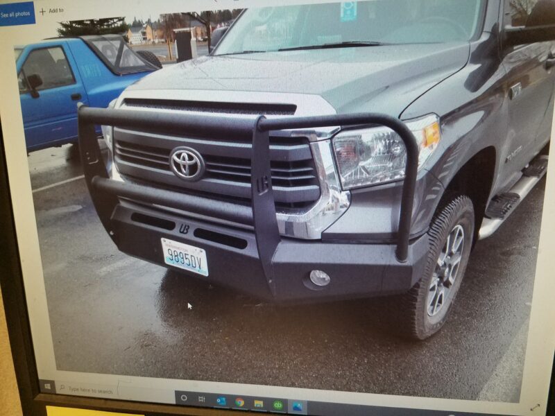 2014-2021 Toyota Tundra Front Full Grill Guard Bumper - Image 4