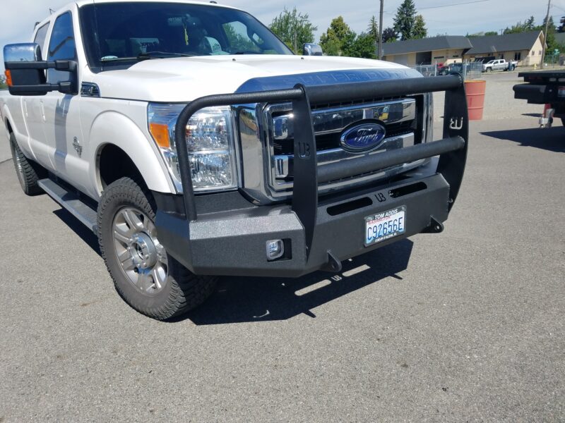 2011-2016 Ford F250/F350/F450/F550 Front Full Grill Guard Bumper - Image 6